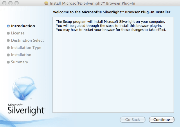 Microsoft silverlight for mac high sierra